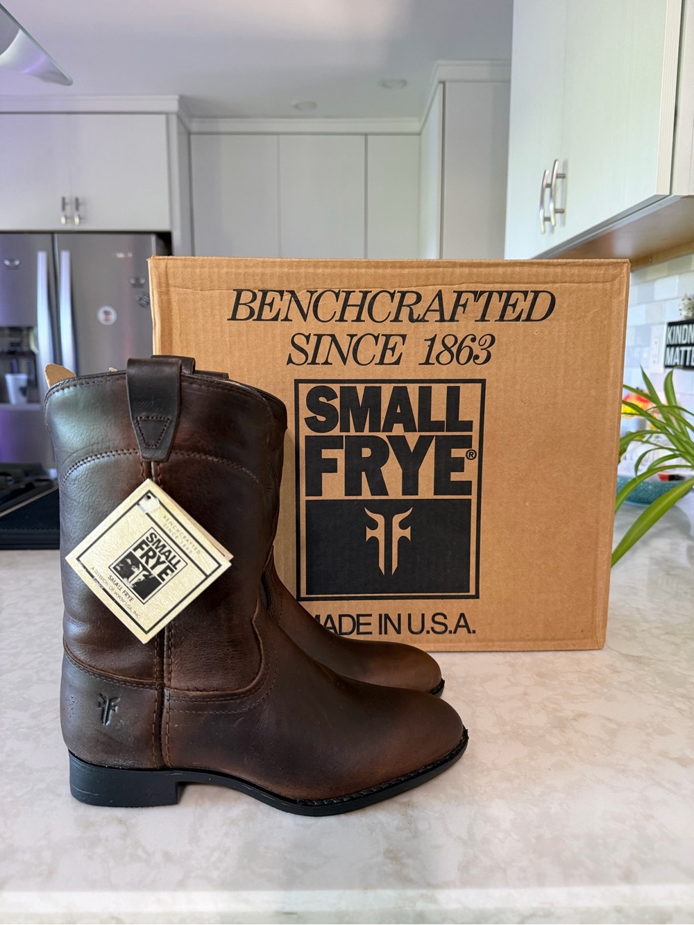 Frye NEW Youth Vintage Small Frye Pull On Boots Size 2